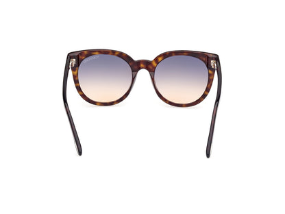 Dark Havana Female Sunglasses Tom Ford 889214477637