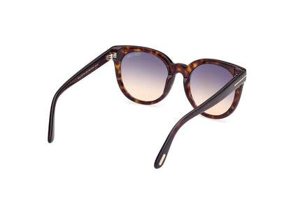 Dark Havana Female Sunglasses Tom Ford 889214477637