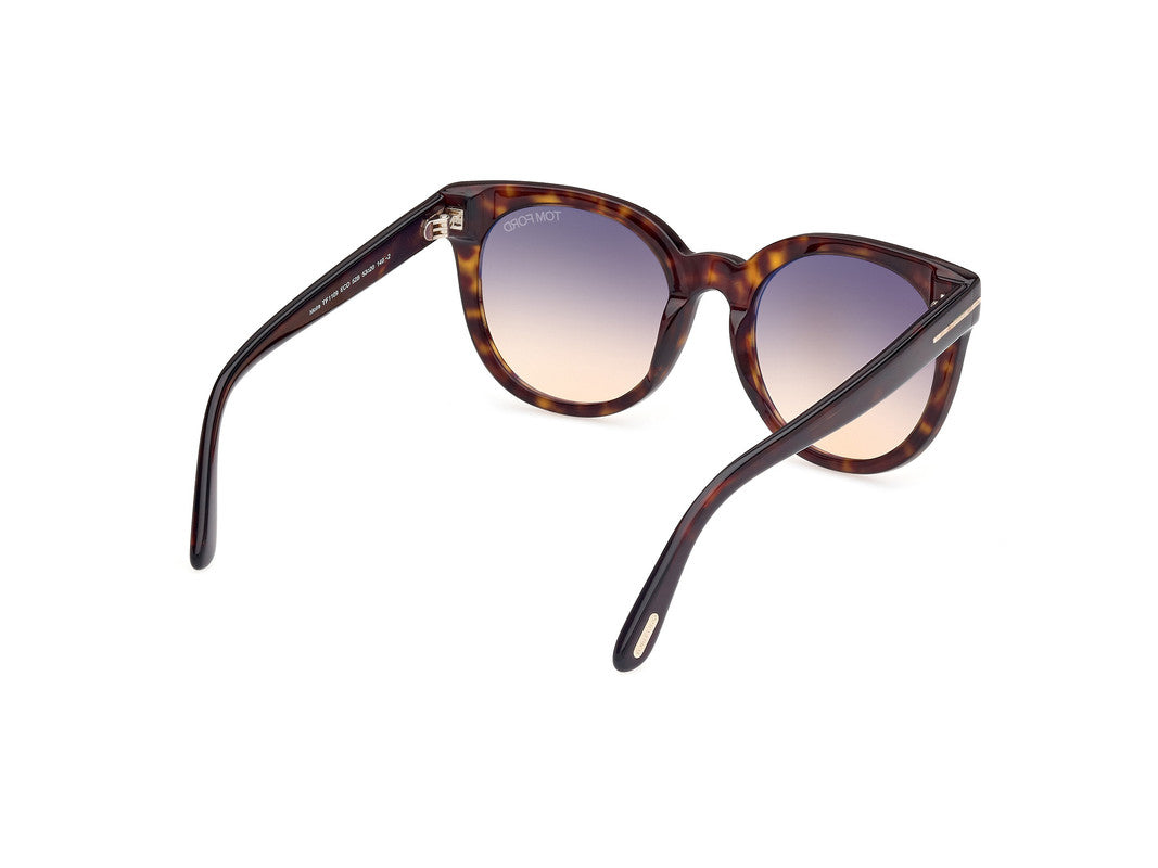 Dark Havana Female Sunglasses Tom Ford 889214477637