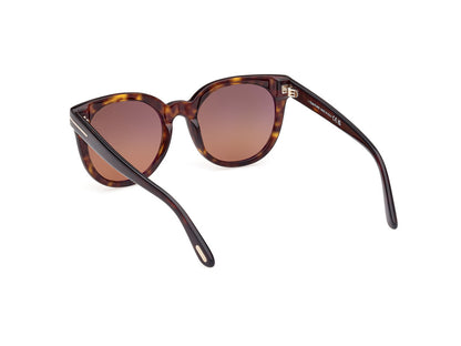 Dark Havana Female Sunglasses Tom Ford 889214477644