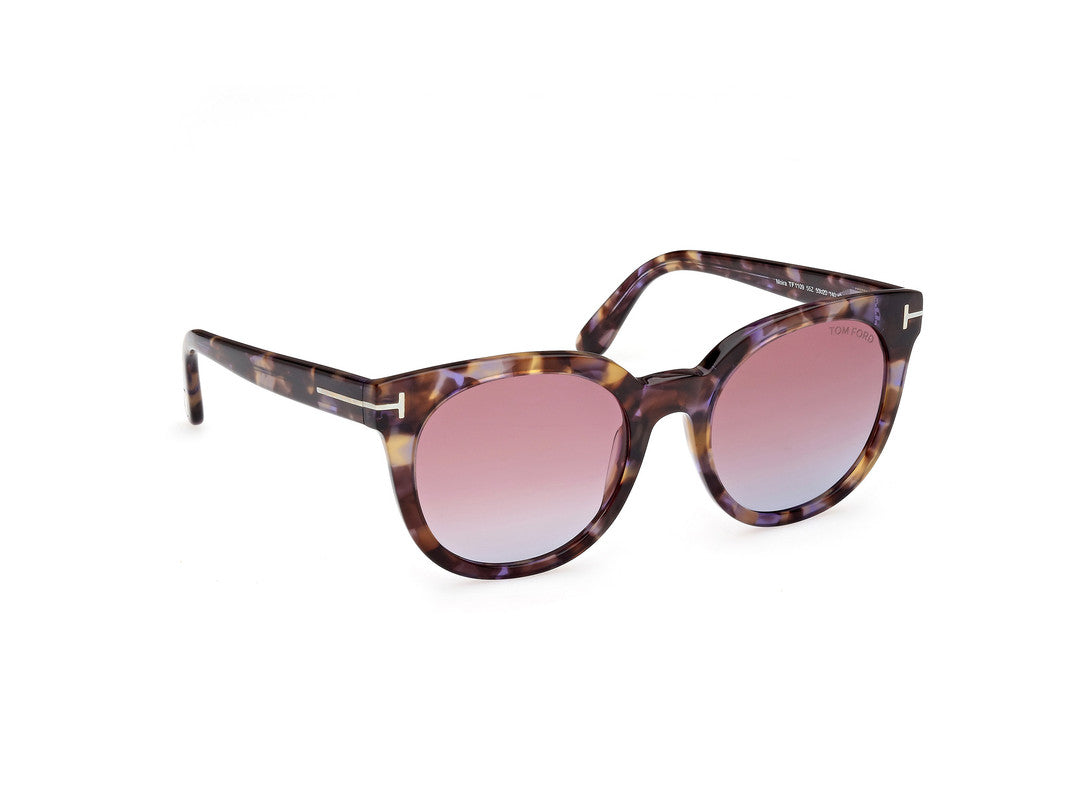 Coloured Havana Female Sunglasses Tom Ford 889214477651