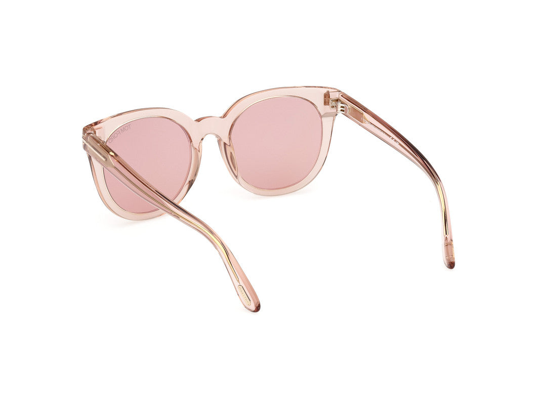Shiny Light Pink Female Sunglasses Tom Ford 889214477668