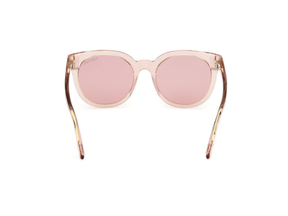 Shiny Light Pink Female Sunglasses Tom Ford 889214477668