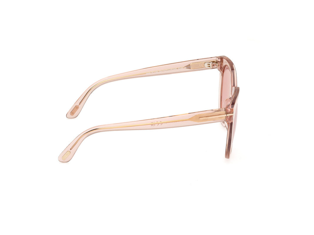 Shiny Light Pink Female Sunglasses Tom Ford 889214477668