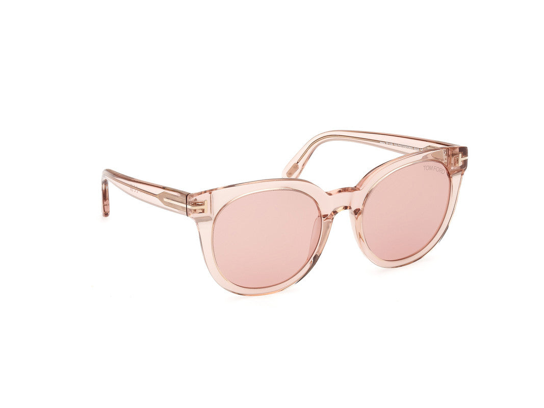 Shiny Light Pink Female Sunglasses Tom Ford 889214477668