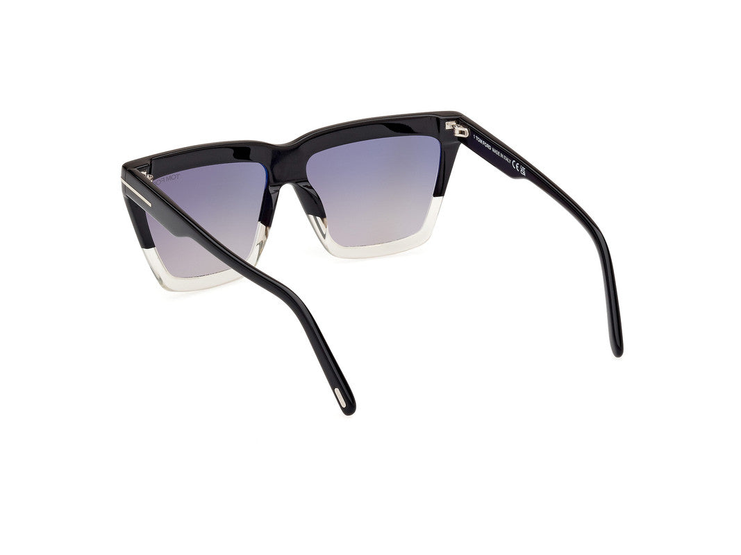 Black/Crystal Female Sunglasses Tom Ford 889214477682