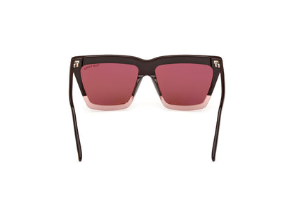 Shiny Dark Brown Female Sunglasses Tom Ford 889214477699