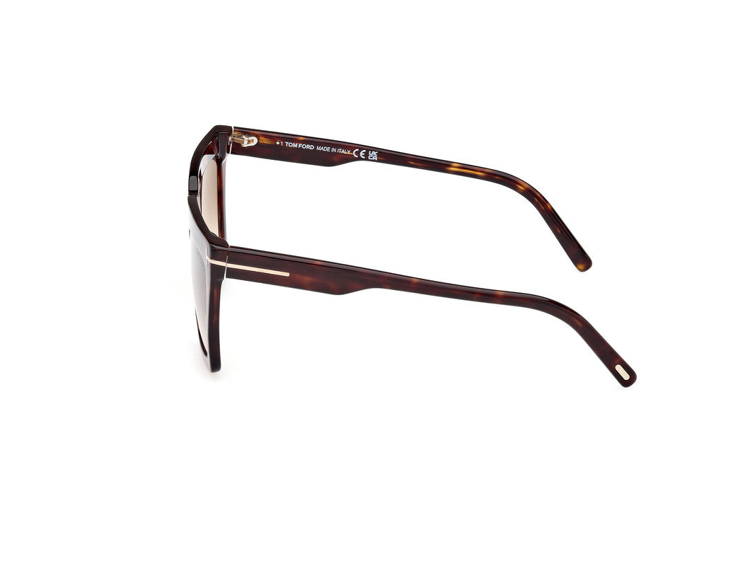 Dark Havana Female Sunglasses Tom Ford 889214477705