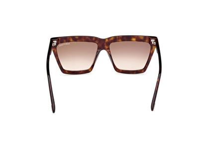 Dark Havana Female Sunglasses Tom Ford 889214477705
