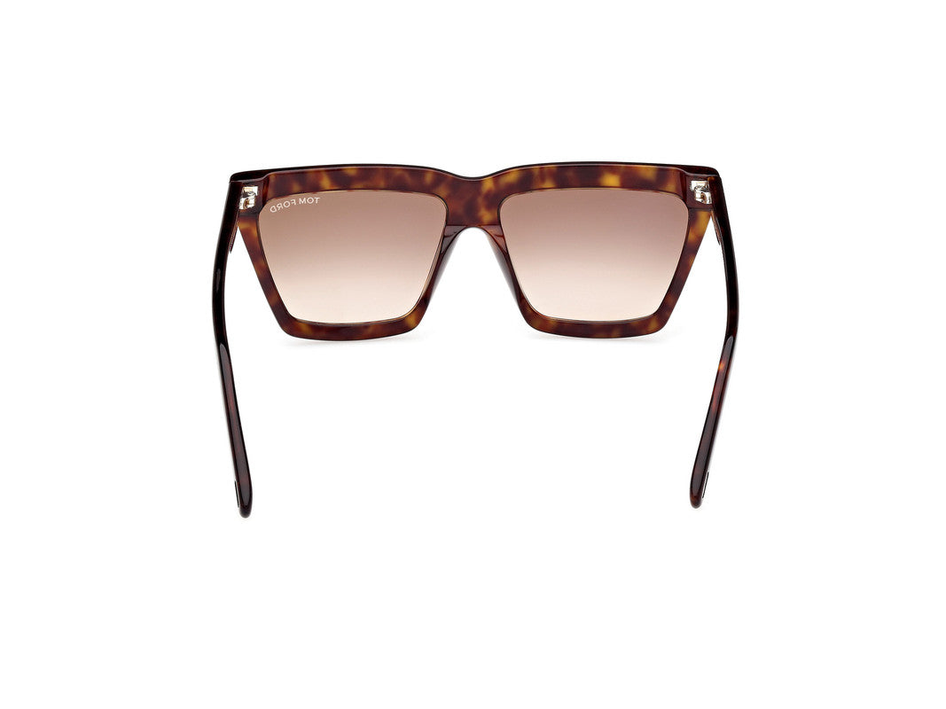 Dark Havana Female Sunglasses Tom Ford 889214477705