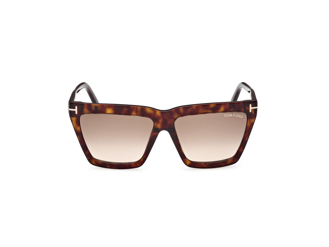 Dark Havana Female Sunglasses Tom Ford 889214477705