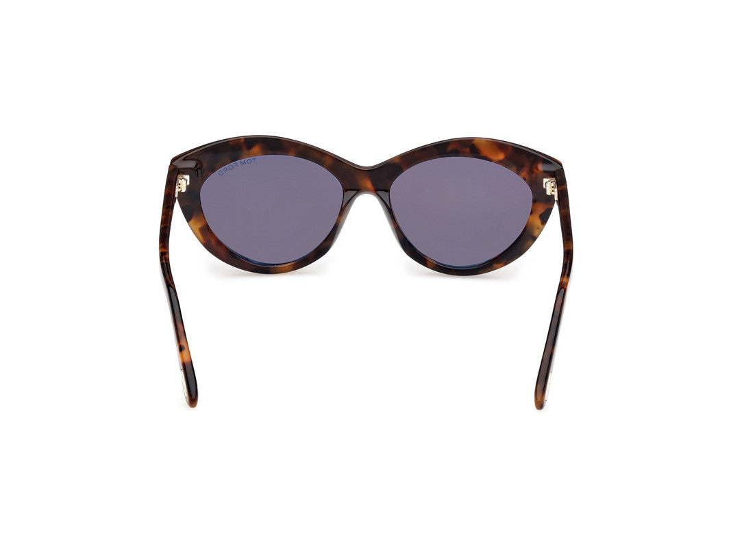 Dark Havana Female Sunglasses Tom Ford 889214477736