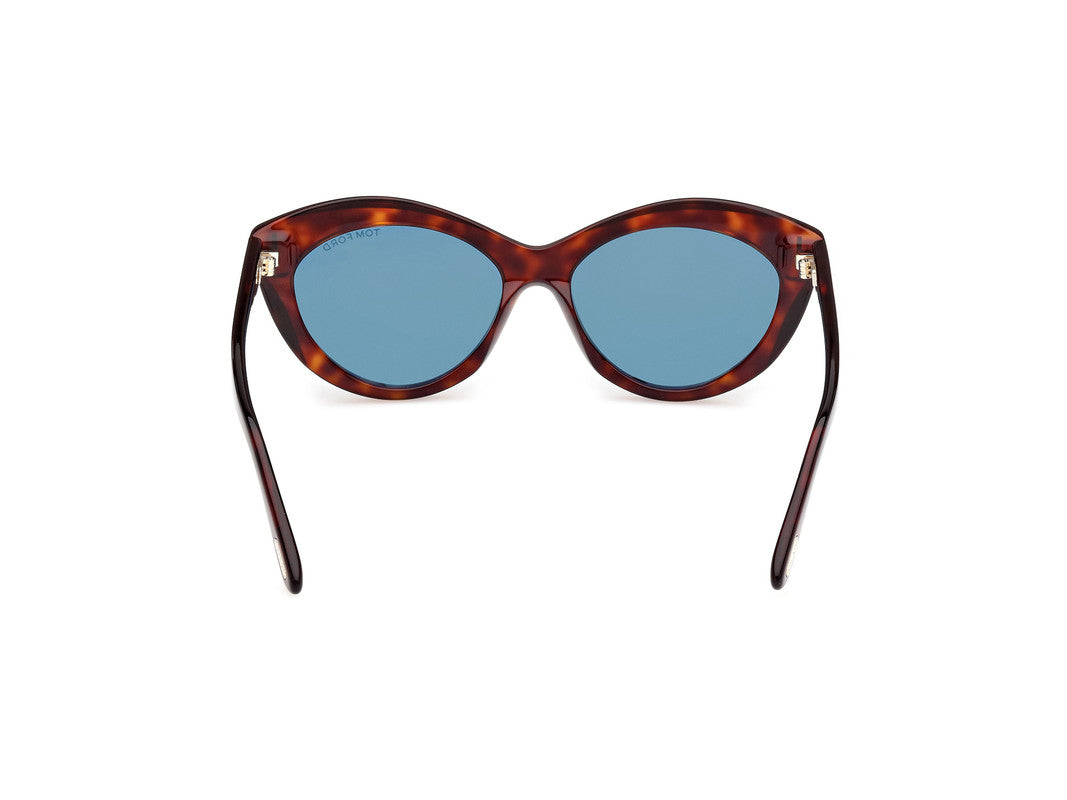 Red Havana Female Sunglasses Tom Ford 889214477743