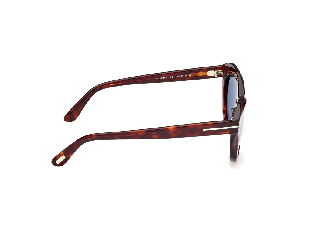 Red Havana Female Sunglasses Tom Ford 889214477743