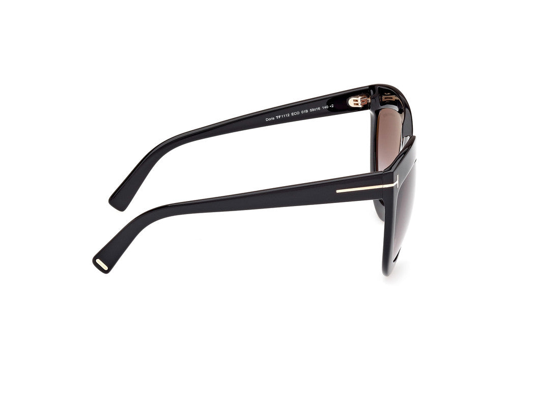Shiny Black Female Sunglasses Tom Ford 889214479846