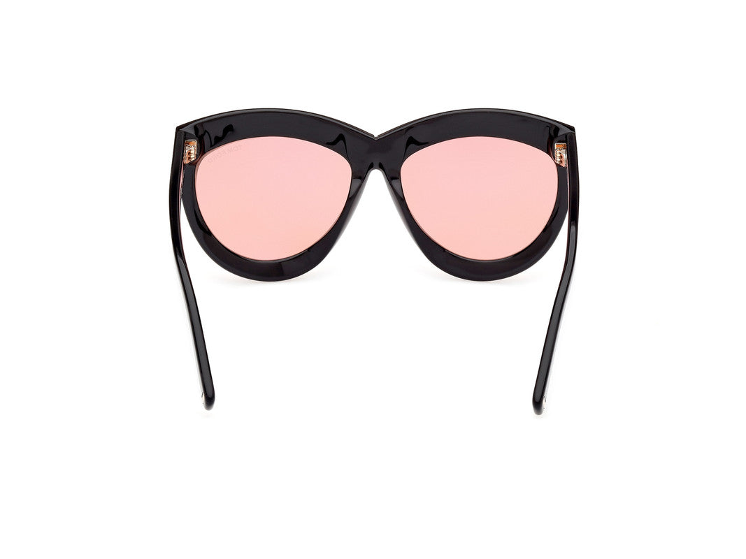 Shiny Black Female Sunglasses Tom Ford 889214479853
