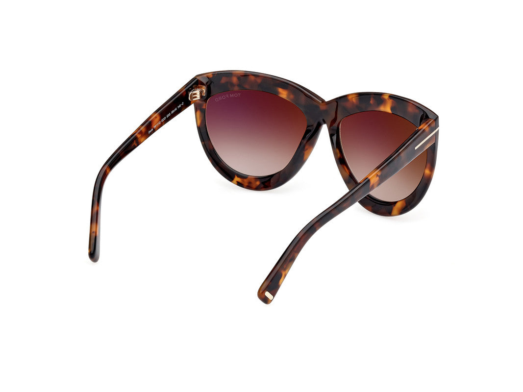 Blonde Havana Female Sunglasses Tom Ford 889214479860