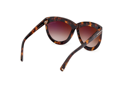 Blonde Havana Female Sunglasses Tom Ford 889214479860