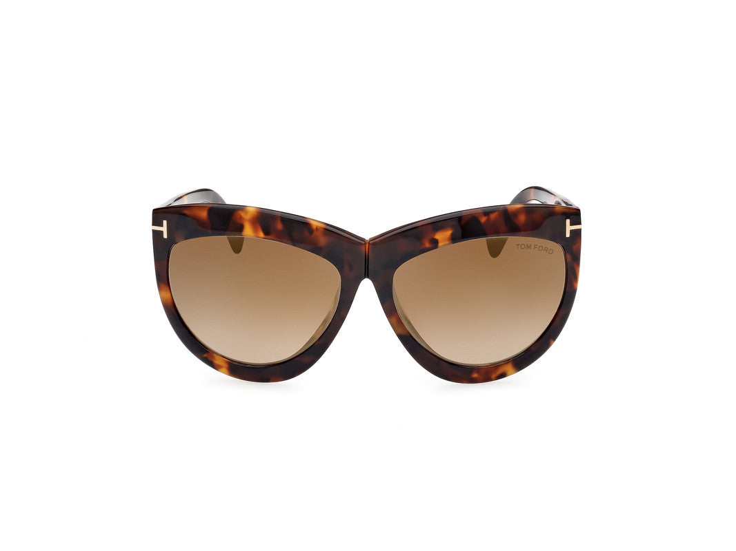 Blonde Havana Female Sunglasses Tom Ford 889214479860