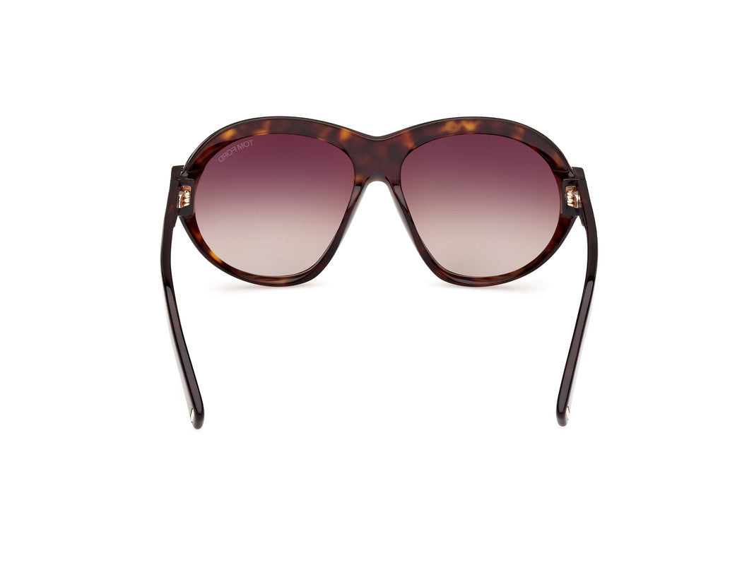 Dark Havana Female Sunglasses Tom Ford 889214479884