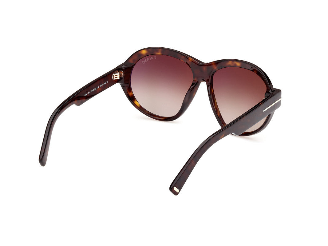 Dark Havana Female Sunglasses Tom Ford 889214479884