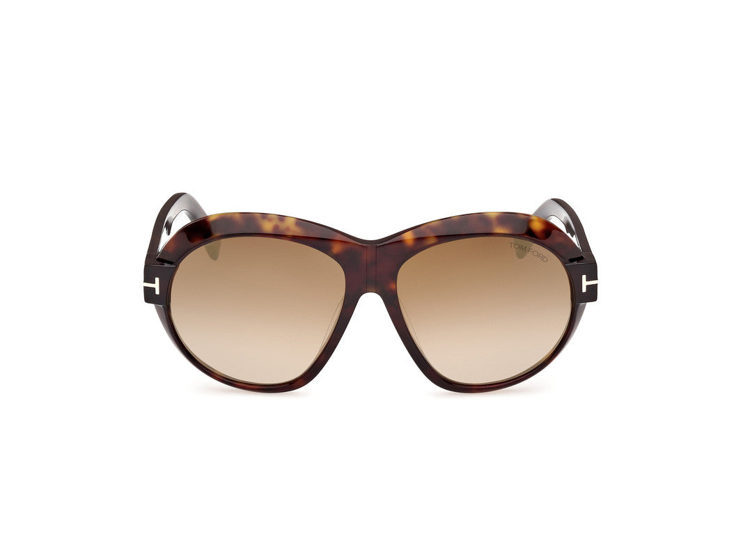 Dark Havana Female Sunglasses Tom Ford 889214479884