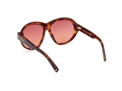 Blonde Havana Female Sunglasses Tom Ford 889214479891