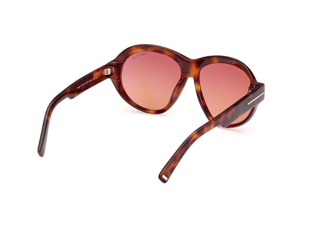 Blonde Havana Female Sunglasses Tom Ford 889214479891