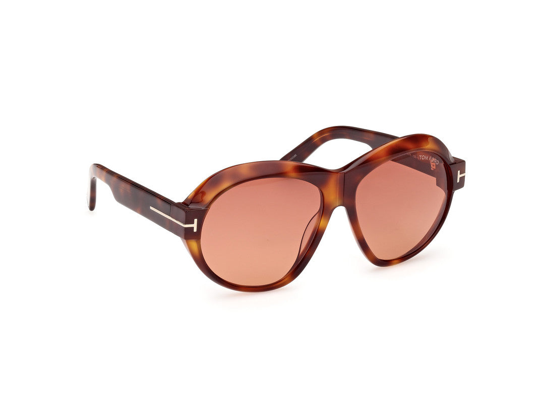 Blonde Havana Female Sunglasses Tom Ford 889214479891