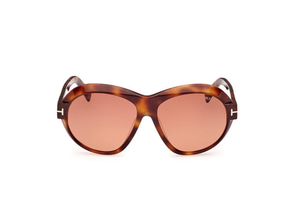 Blonde Havana Female Sunglasses Tom Ford 889214479891