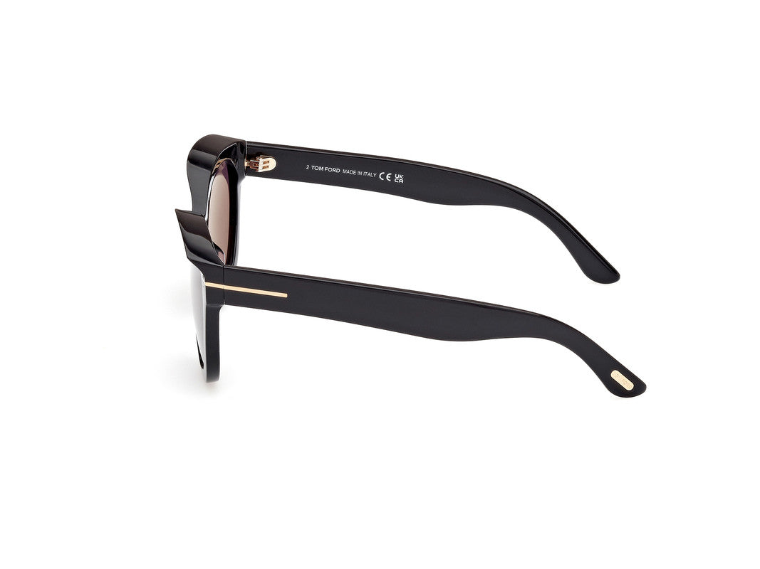 Shiny Black Female Sunglasses Tom Ford 889214479907