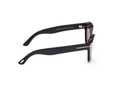 Shiny Black Female Sunglasses Tom Ford 889214479907