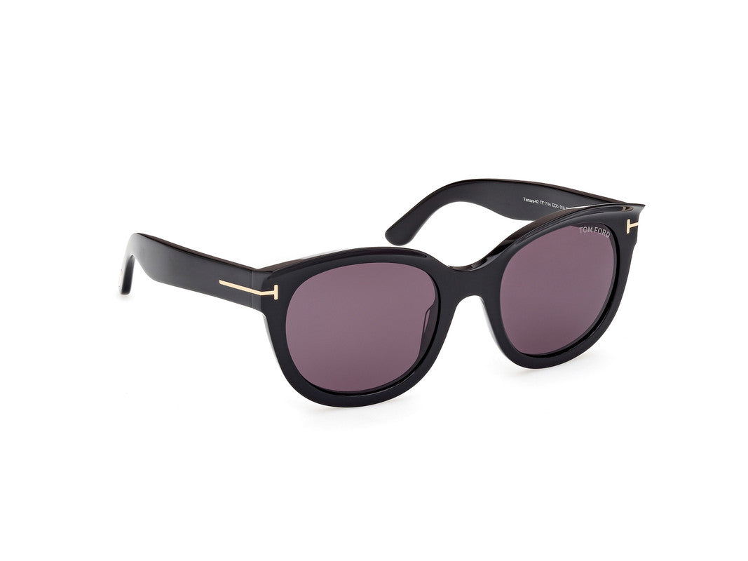 Shiny Black Female Sunglasses Tom Ford 889214479907