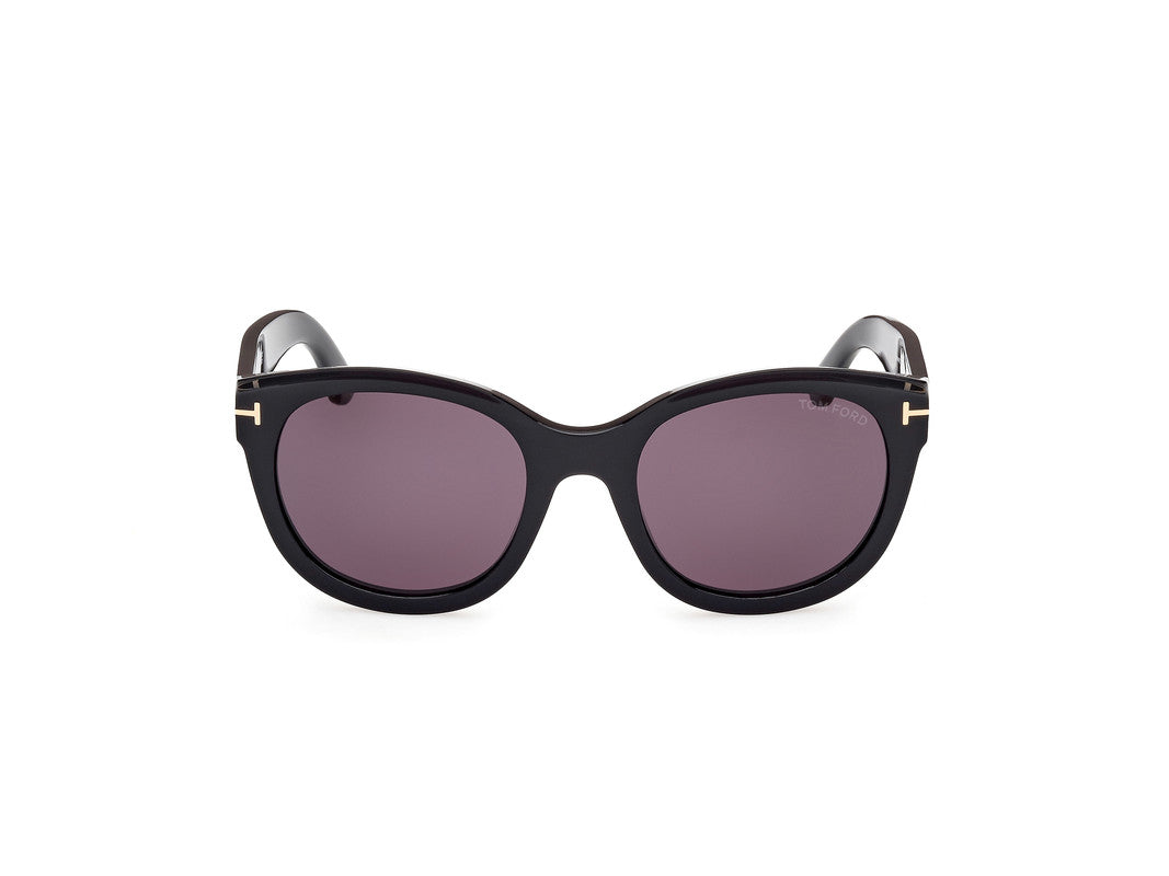 Shiny Black Female Sunglasses Tom Ford 889214479907