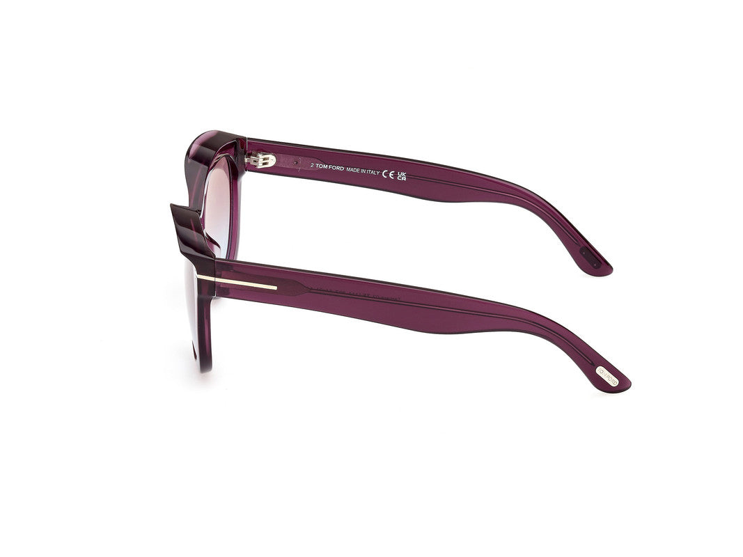 Shiny Lilac Female Sunglasses Tom Ford 889214479938
