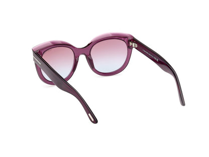 Shiny Lilac Female Sunglasses Tom Ford 889214479938
