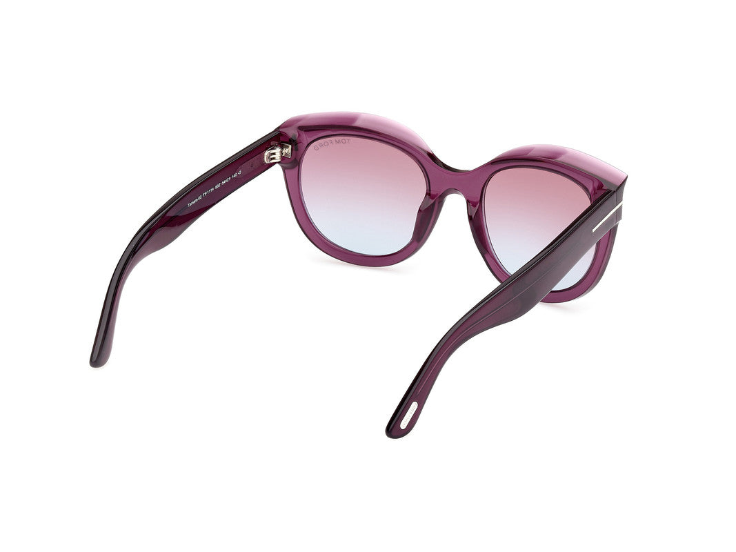 Shiny Lilac Female Sunglasses Tom Ford 889214479938