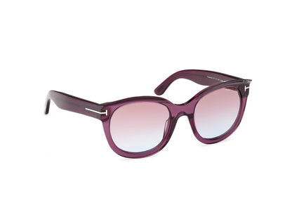 Shiny Lilac Female Sunglasses Tom Ford 889214479938