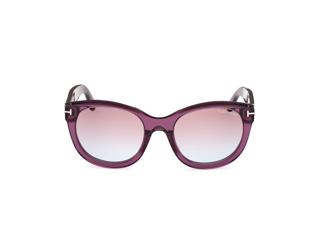 Shiny Lilac Female Sunglasses Tom Ford 889214479938
