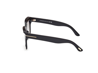 Shiny Black Female Sunglasses Tom Ford 889214479945