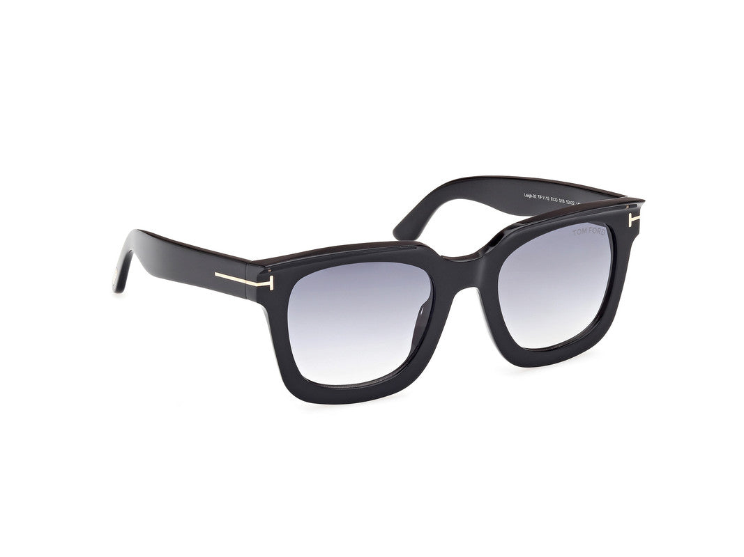 Shiny Black Female Sunglasses Tom Ford 889214479945