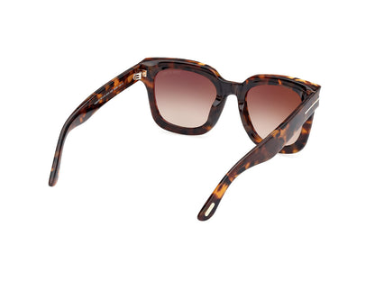 Dark Havana Female Sunglasses Tom Ford 889214479952