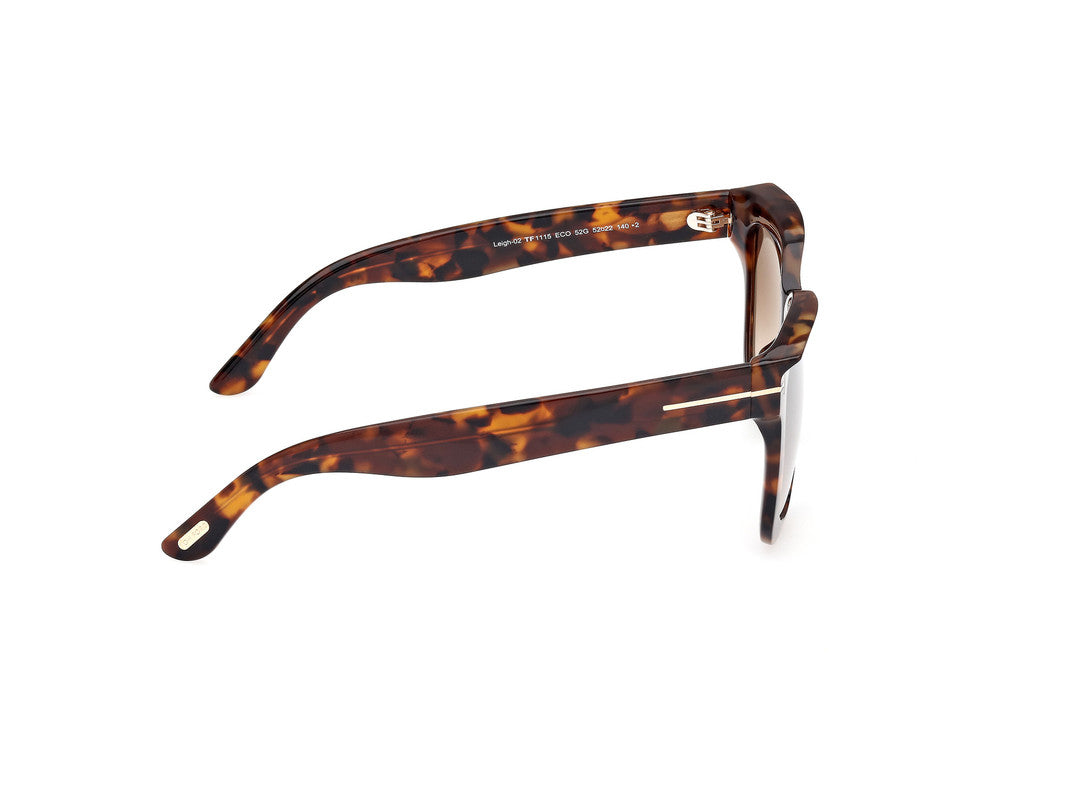 Dark Havana Female Sunglasses Tom Ford 889214479952