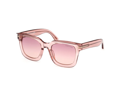 Shiny Light Pink Female Sunglasses Tom Ford 889214479969