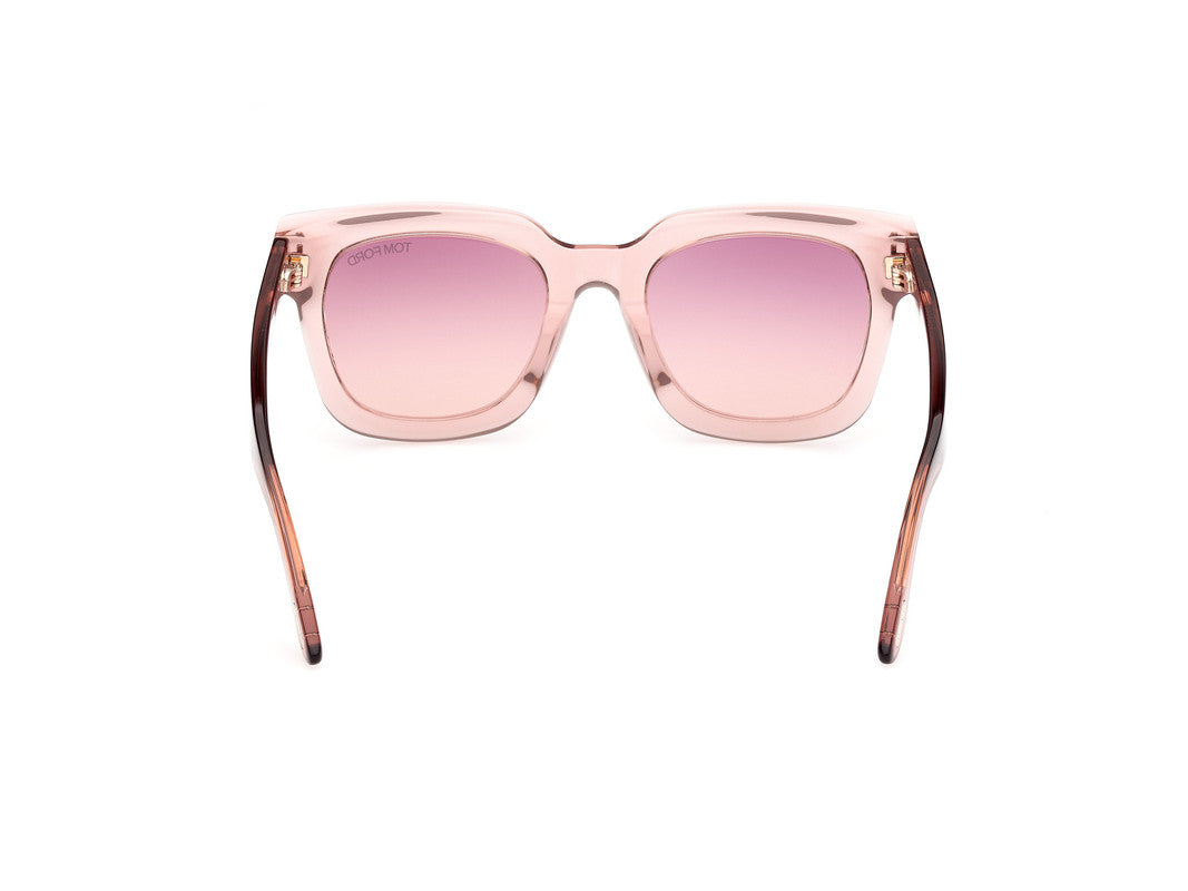 Shiny Light Pink Female Sunglasses Tom Ford 889214479969