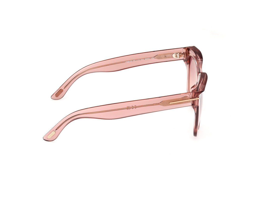 Shiny Light Pink Female Sunglasses Tom Ford 889214479969