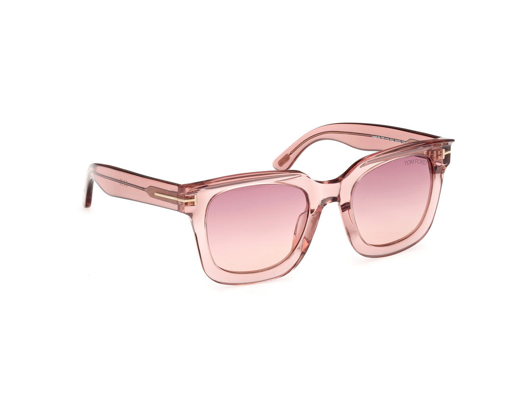 Shiny Light Pink Female Sunglasses Tom Ford 889214479969