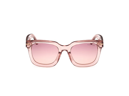 Shiny Light Pink Female Sunglasses Tom Ford 889214479969