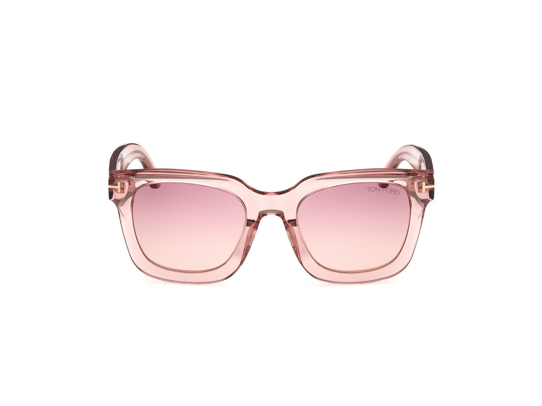 Shiny Light Pink Female Sunglasses Tom Ford 889214479969