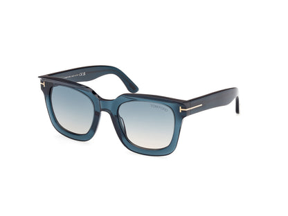 Shiny Blue Female Sunglasses Tom Ford 889214479976
